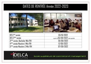 date rentree ecole commerce